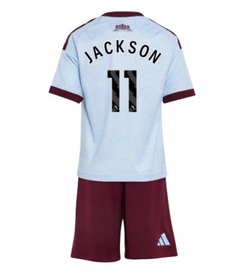 Aston Villa Nicolas Jackson #11 Replika Tredje Tröja Barn 2026-27 Kortärmad (+ Korta byxor)